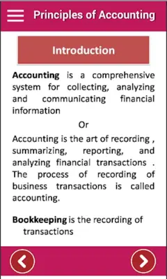 Principles of Accounting - Stu android App screenshot 2